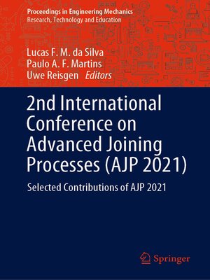 cover image of 2nd International Conference on Advanced Joining Processes (AJP 2021)